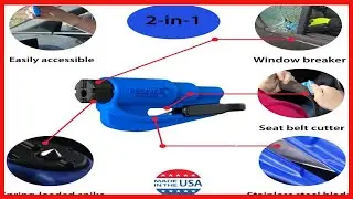 Resqme 2 in 1 Emergency Car Safety Tool Your Essential Lifesaver on the Road