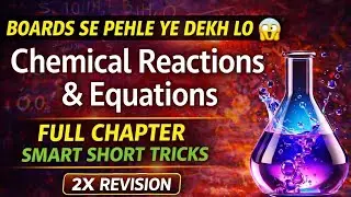 Chemical Reactions & Equations | 2X Revision Series | One Video Before Board Exam | Class 10