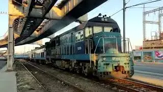 Loco DF7G-C 52528 departing from Havana Coubre Stn with Train Ex 11 to Santiago de Cuba!Jan 2023!!!