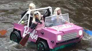 Matlock Bath raft race Boxing Day 2021🤯🥳🎅