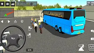Euro Bus Driving Game PublicTransportation 2024 Indonesia BusSimulator Android Gameplay #86