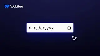 Date picker in Webflow (no custom code)