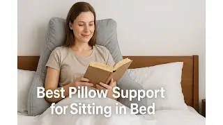 🛏️ Обзор подушки для спины ENITYA для чтения в постели и сидя &ndash; поддержка при чтении, комфорт и с...