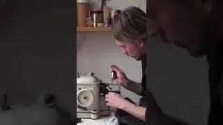 Satisfying to Watch a Tailor Sewing Fur on Furrier Machine #shorts