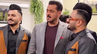 Video Of Zam Zam Electronics Chote Bade Bhai Fanboy Moment With Salman Khan In Dubai💪