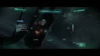 Star Citizen Flying to Seraphim Station Queue time F8C Lighting Tobii Eyetracker
