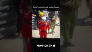 #lewishamilton #ferrari #crash. 💥 #monacogp 2025 #ytshorts  #yt