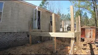 Building a deck on the Double Wide!! - Part 7