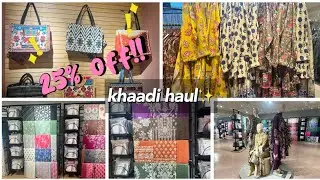 Khaadi haul | Big Sale | 25% off!! | New Winter Collection | Unstitch & Pret | Tote bags✨