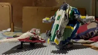 Review Lego Star Wars 74533 Jango Fetts's Starship (Slave 1)