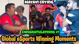 Global eSports Winning Moments Captured | Mayavi Crying | Lan Event Winners #soul #bgmi #godlike
