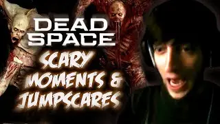 SCARY MOMENTS & JUMPSCARES Montage / Compilation - DEAD SPACE REMAKE (w/ Facecam)