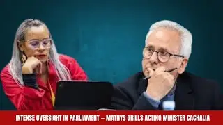 Tense Exchange Mathys Puts Tough Questions to Acting Minister Cachalia