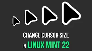 How to Change Mouse Cursor Size in Linux Mint 22 Cinnamon
