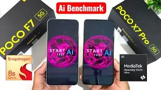 POCO F7 vs POCO X7 Pro Ai Benchmark Comparison 🔥🔥🔥 #pocof7 #pocox7pro 