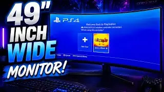 Console Gaming Redefined: PS4 on a Massive Ultra-wide Monitor!