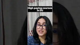 High PAYING courses in DELHI UNIVERSITY🤑 || DU top Courses #shorts #delhiuniversity #placement #du