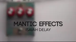 Mantic Effects Isaiah Delay Guitar Effects Pedal Demo