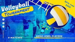 VolleyBall Tournament (Very Basic Level Players) #volleyball #volleyballkarachi #karachi