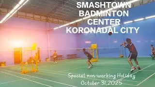 Special non-working Holiday Badminton QUEUING @ SMASHTOWN BADMINTON COURT (Zudoto/Lance vs Hale/Ali)