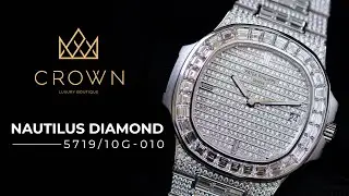 Patek Philippe Nautilus Diamond 5719/10G-010 | CROWN REVIEW 4K