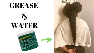 I Pre-poo'd With Hair Grease And This Happened... | BLUE MAGIC | NATURAL HAIR