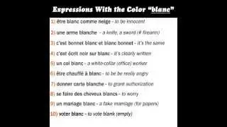 French Colors: How to Use 