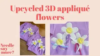 How to Sew 3D Appliqu&eacute; Flowers from Scraps | Slow Fashion DIY