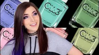 Color Club Spring 2021 Parisian Garden Nail Polish Collection Swatches || KELLI MARISSA