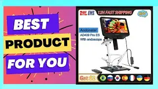Andonstar 10.1'' AD409 Pro HDMI WIFI Digital Microscope Measure Software PC