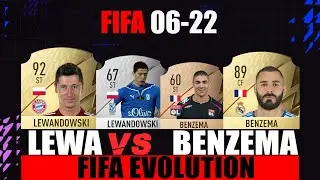 Lewandowski VS Benzema FIFA EVOLUTION!🔥 FIFA 06 - FIFA 22