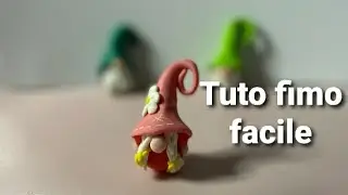 tuto : petite gnome en pate polymere 🌸