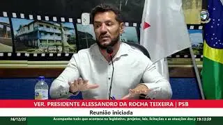 Reunião Ordinária, 16 de Dezembro de 2025 - Câmara Municipal de Santo Hipólito