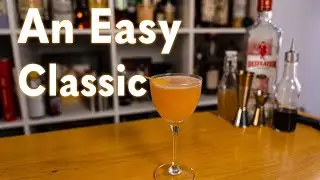Army & Navy a SIMPLE Gin drink with Orgeat