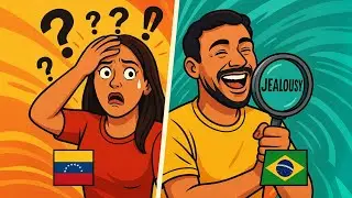 Situaciones Divertidas en Portugués y Espanhol 😱 | Pareja Venezolana 💕 vs Brasileña 🇨🇴🇧🇷