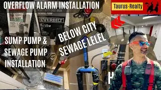 SUMP & SEWAGE PUMPS and ALARMS setup | Taurus-Realty