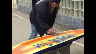 JEFF HO PAINTS FOR JUICE MAGAZINE TOUR
