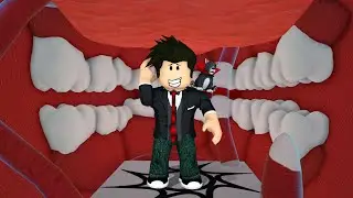 DENTRO DA BOCA GIGANTE | Roblox