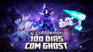 100 DIAS NO MINECRAFT COBBLEMON SÓ USANDO TIPO FANTASMA - O FILME