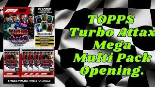 TOPPS TURBO ATTAX MEGA MULTIPACK OPENING #Topps #turboattax #formula1 #F1 #fdft #lewishamilton