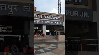 Yeshwanthpur railway station bangalore #bangalore #bengaluru #travel #train #railway #station