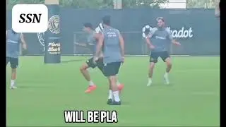 MESSI joking with Suarez during final training ahead Atlanta | Stadium Stories Network