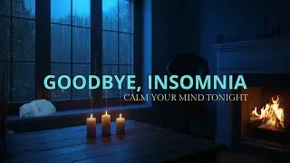 Rain and Cozy Fireplace Ambience for Sleep, Relaxation & Stress Relief