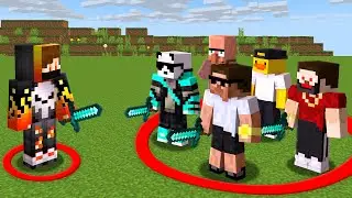 DASH CIRCLE VS FRIENDS CIRCLE IN MINECRAFT !!!