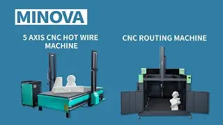 5 Axis CNC Hot Wire Machine & CNC Routing Machine #cnc #foam #tools