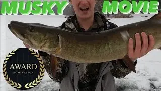 MUSKY Ice Fishing Movie (How to Catch 40