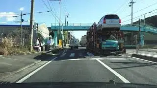 4K　国道23号・蒲郡バイパス→豊橋バイパスの乗り継ぎ　等速　国道247号・ラグーナ前経由・