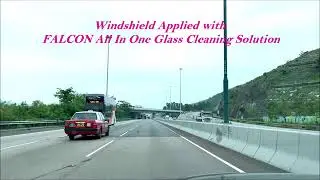 Falcon All In One Glass Cleaning Day Driving On Road