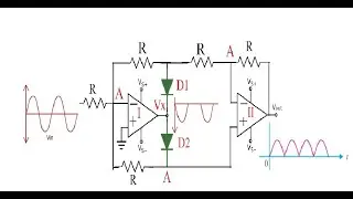 PRECISION FULL WAVE RECTIFIER WITH EQUAL RESISTORS