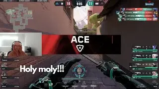 Sinatraa reacts to 100T Stellar no reload Ace against Cloud 9
